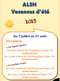 ALSH vacances d'été 2025